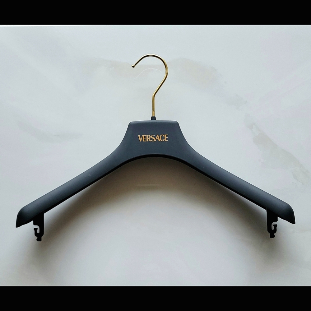Versace Hanger Black Plastic Coat Suit Dress Shirt